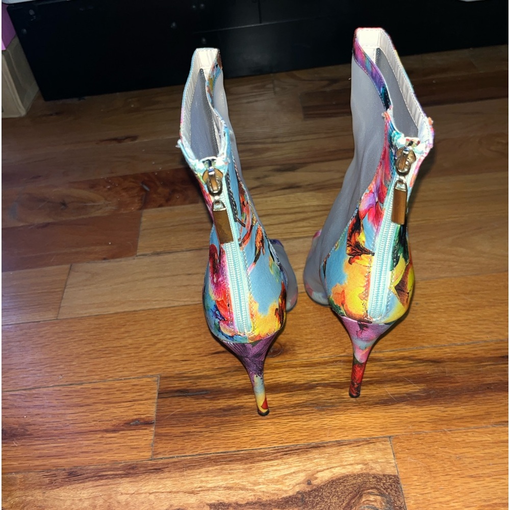 Wild Rose Floral Heels